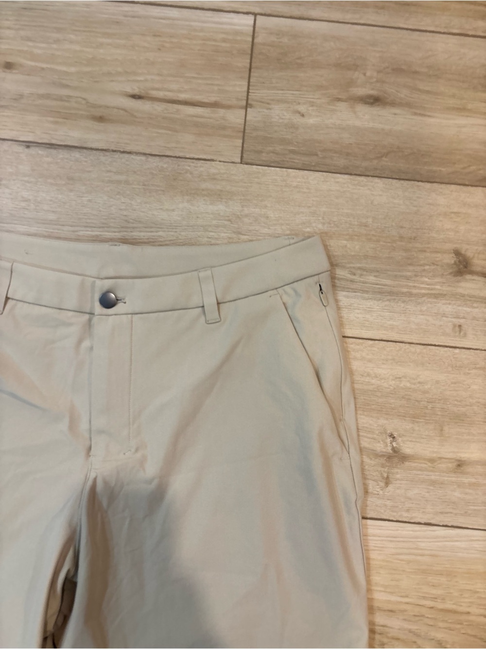 Lululemon ABC Commission Warpstreme Shorts Mens Khaki Tan 36 7” Inseam LM7BMHS - Picture 2 of 8
